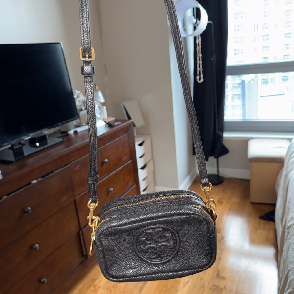 Tory Burch Crossbody Bag with Gold Accents